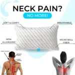 Medicated Pillow for Neck Pain (Micro Ball Fiber)