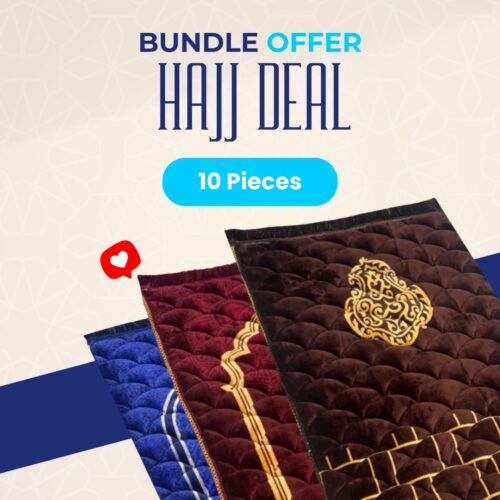 Hajj Deal Luxurious Turkish Prayer Mat Orthopedic Padded