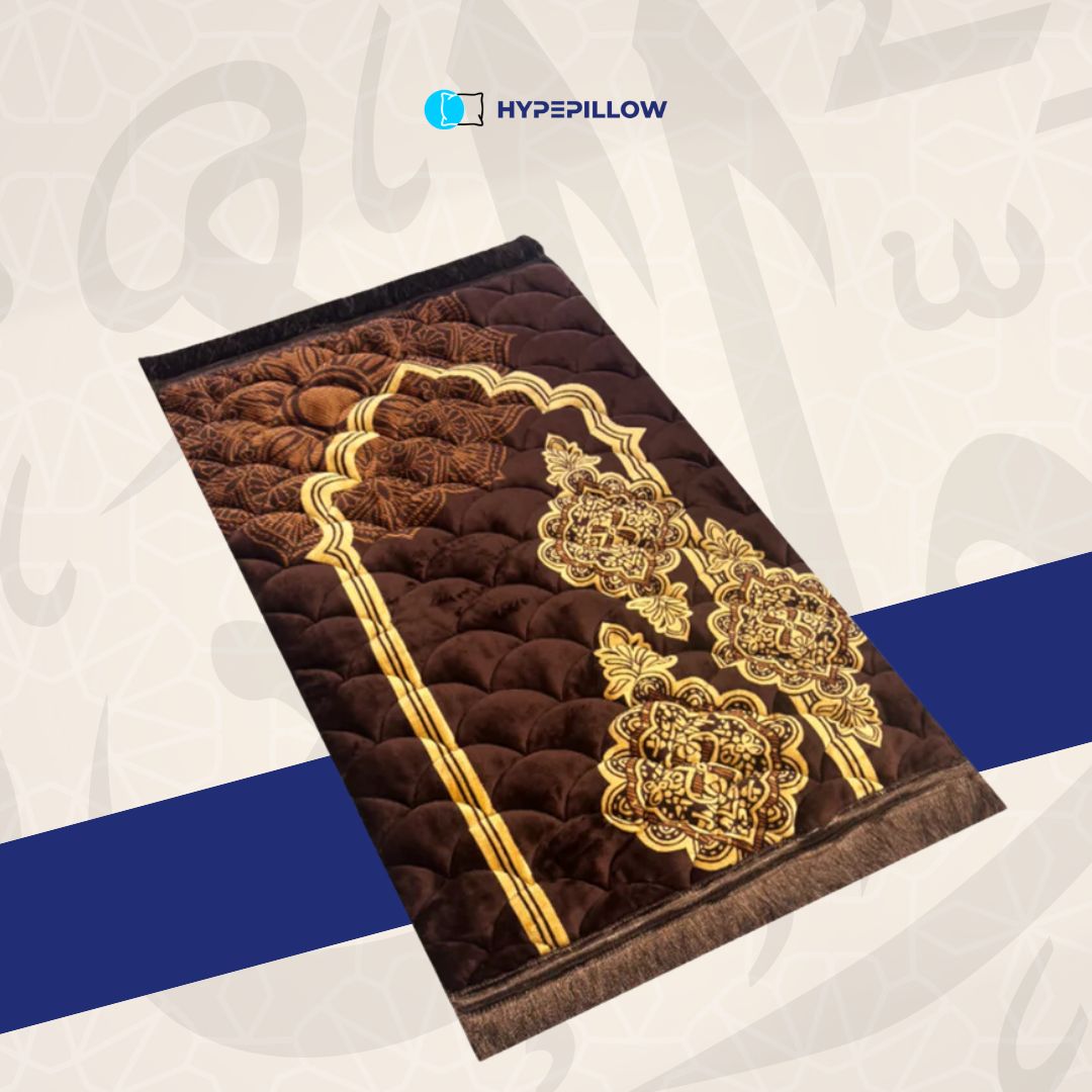 Luxurious Turkish Prayer Mat Orthopedic Padded