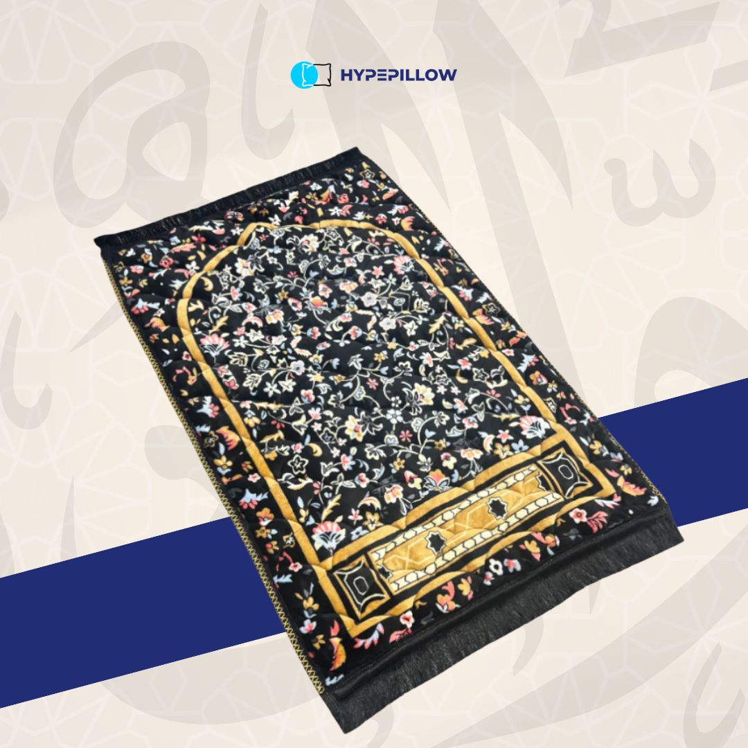 Luxurious Turkish Prayer Mat Orthopedic Padded