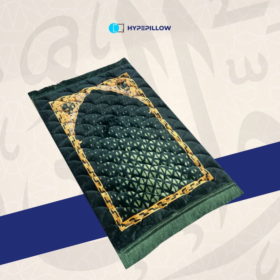 Luxurious Turkish Prayer Mat Orthopedic Padded