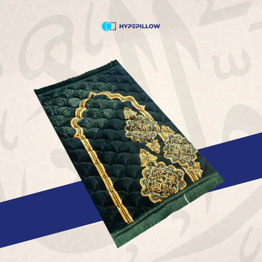 Luxurious Turkish Prayer Mat Orthopedic Padded