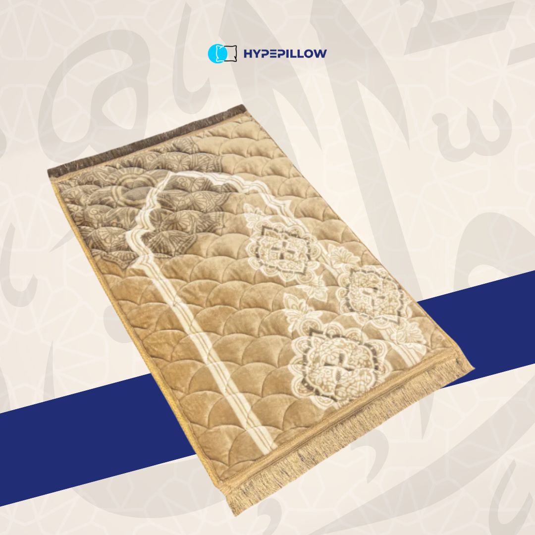 Luxurious Turkish Prayer Mat Orthopedic Padded