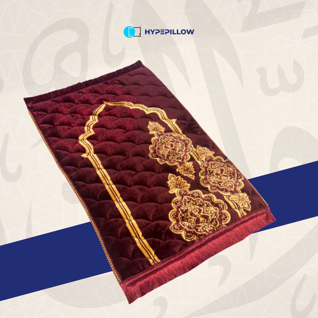 Luxurious Turkish Prayer Mat Orthopedic Padded