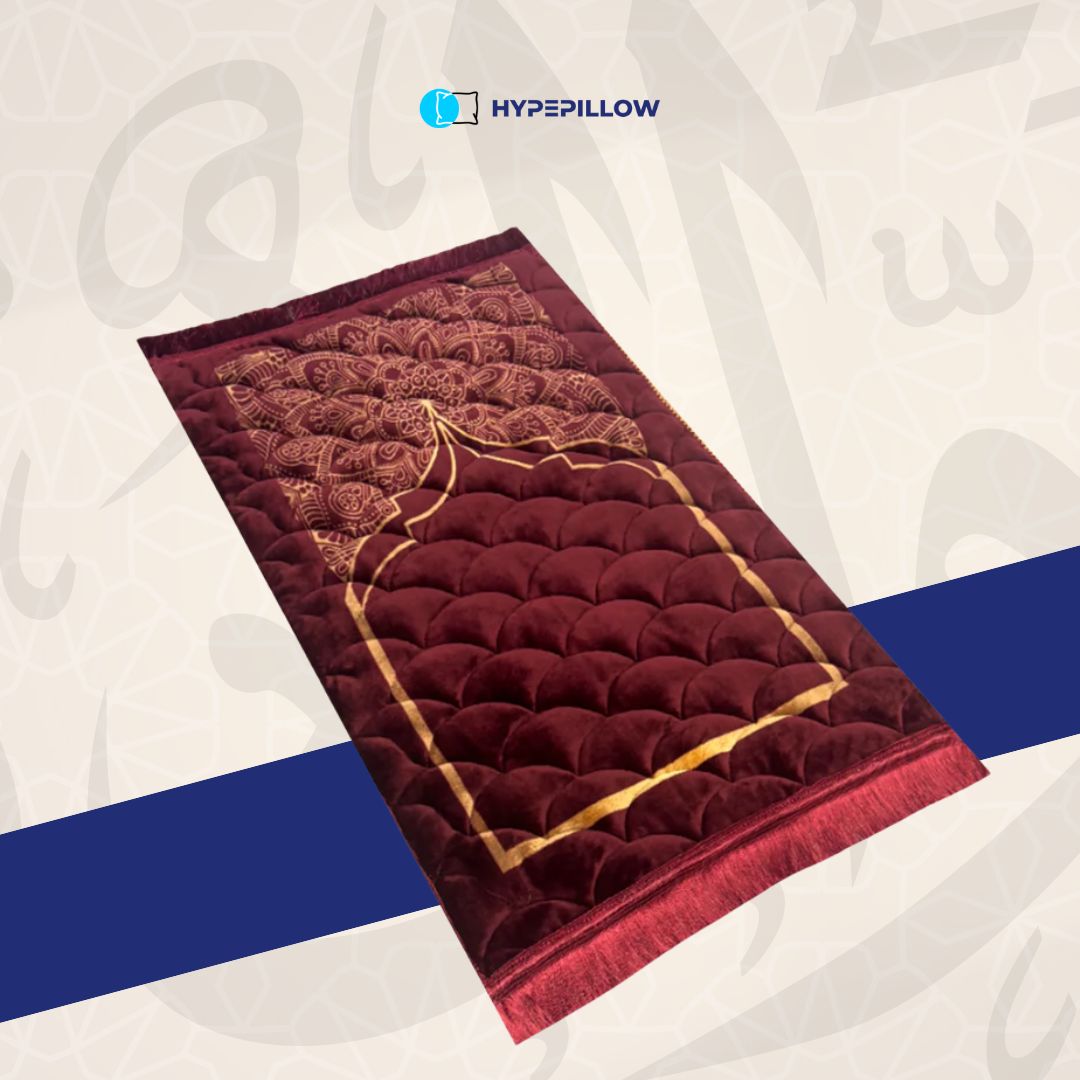 Luxurious Turkish Prayer Mat Orthopedic Padded