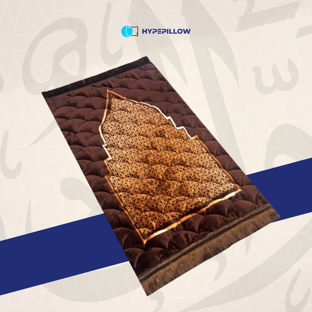 Luxurious Turkish Prayer Mat Orthopedic Padded