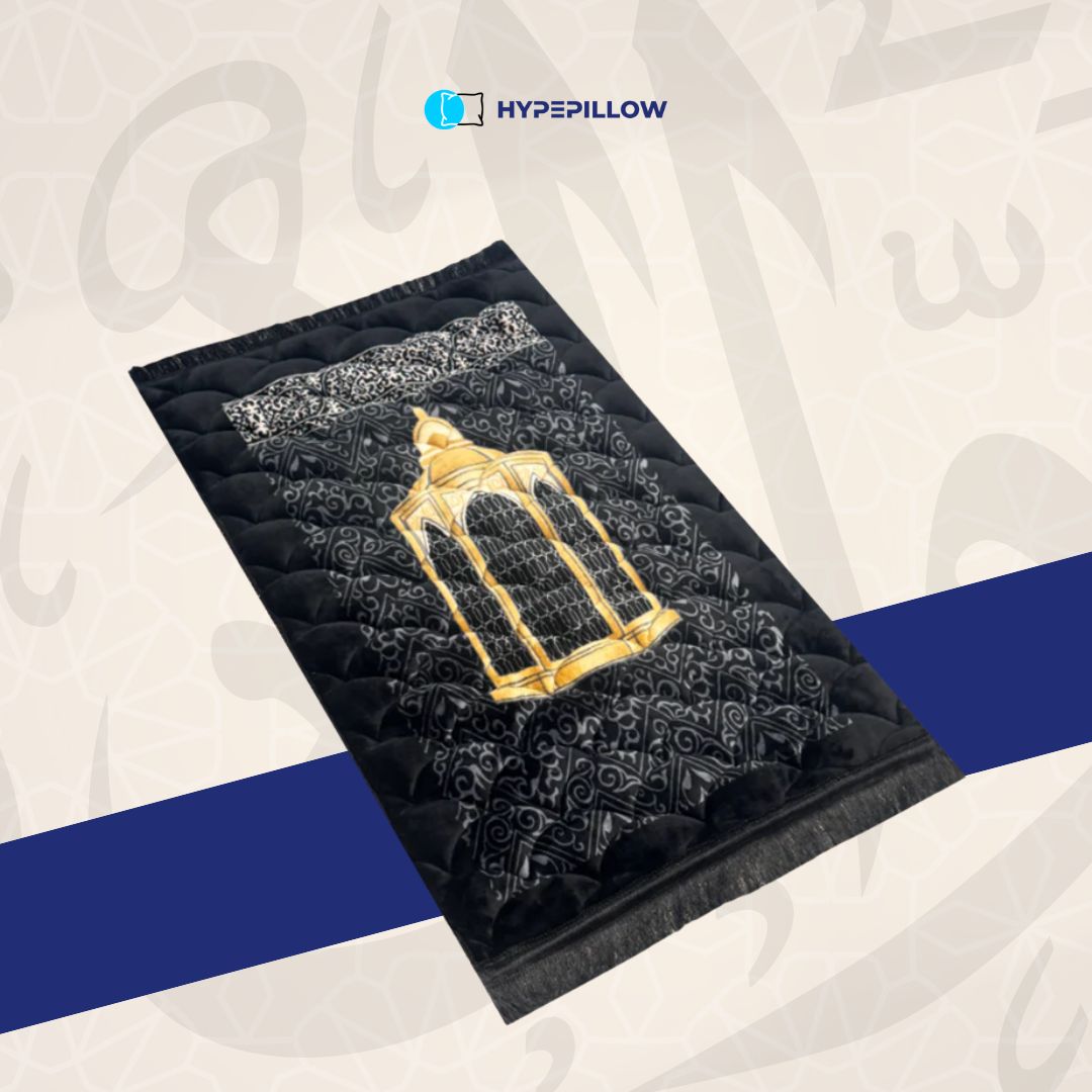 Luxurious Turkish Prayer Mat Orthopedic Padded
