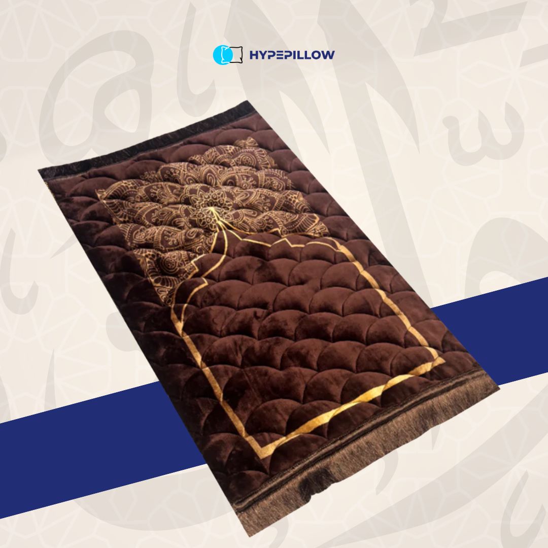 Luxurious Turkish Prayer Mat Orthopedic Padded