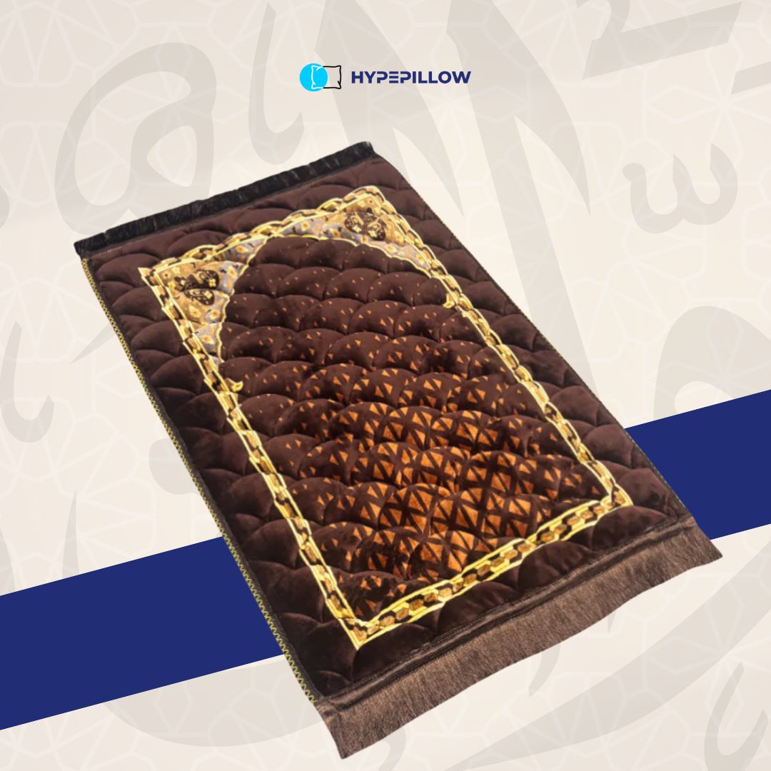 Luxurious Turkish Prayer Mat Orthopedic Padded