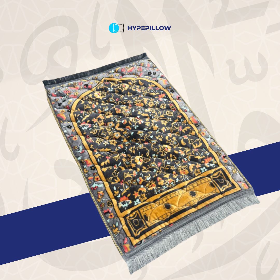 Luxurious Turkish Prayer Mat Orthopedic Padded