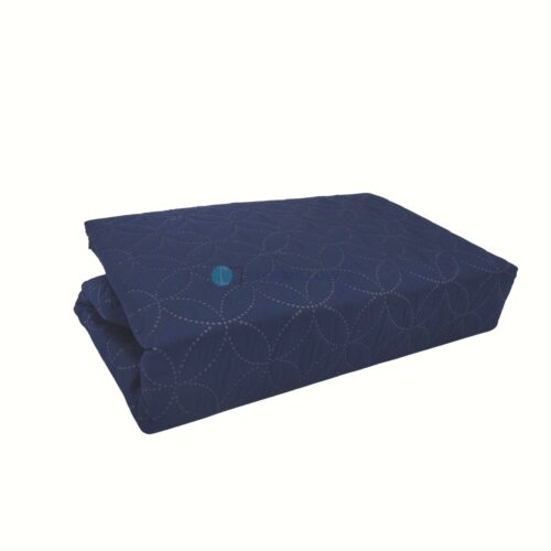 Blue Quilted Waterproof Mattress Protector