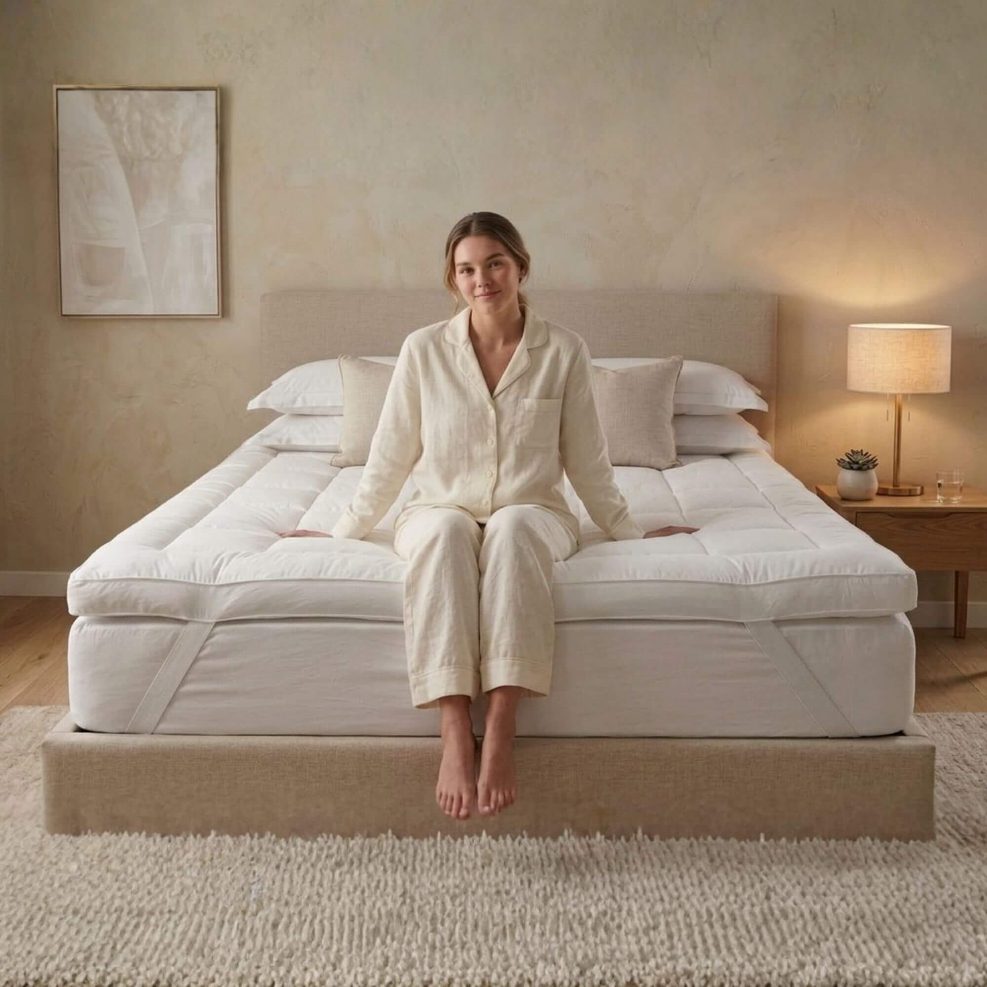 Balanced softness and support designed for better posture and deep sleep.