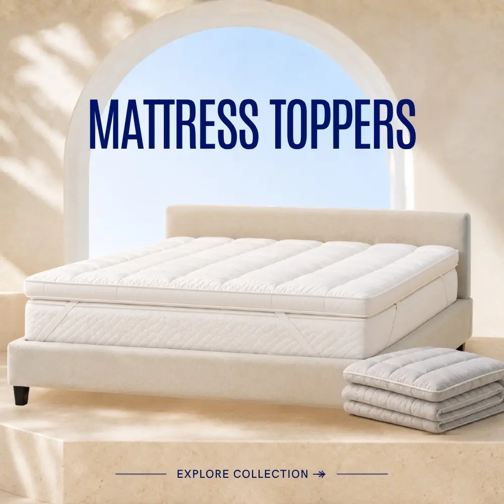 Premium HypePillow mattress topper for enhanced bed comfort