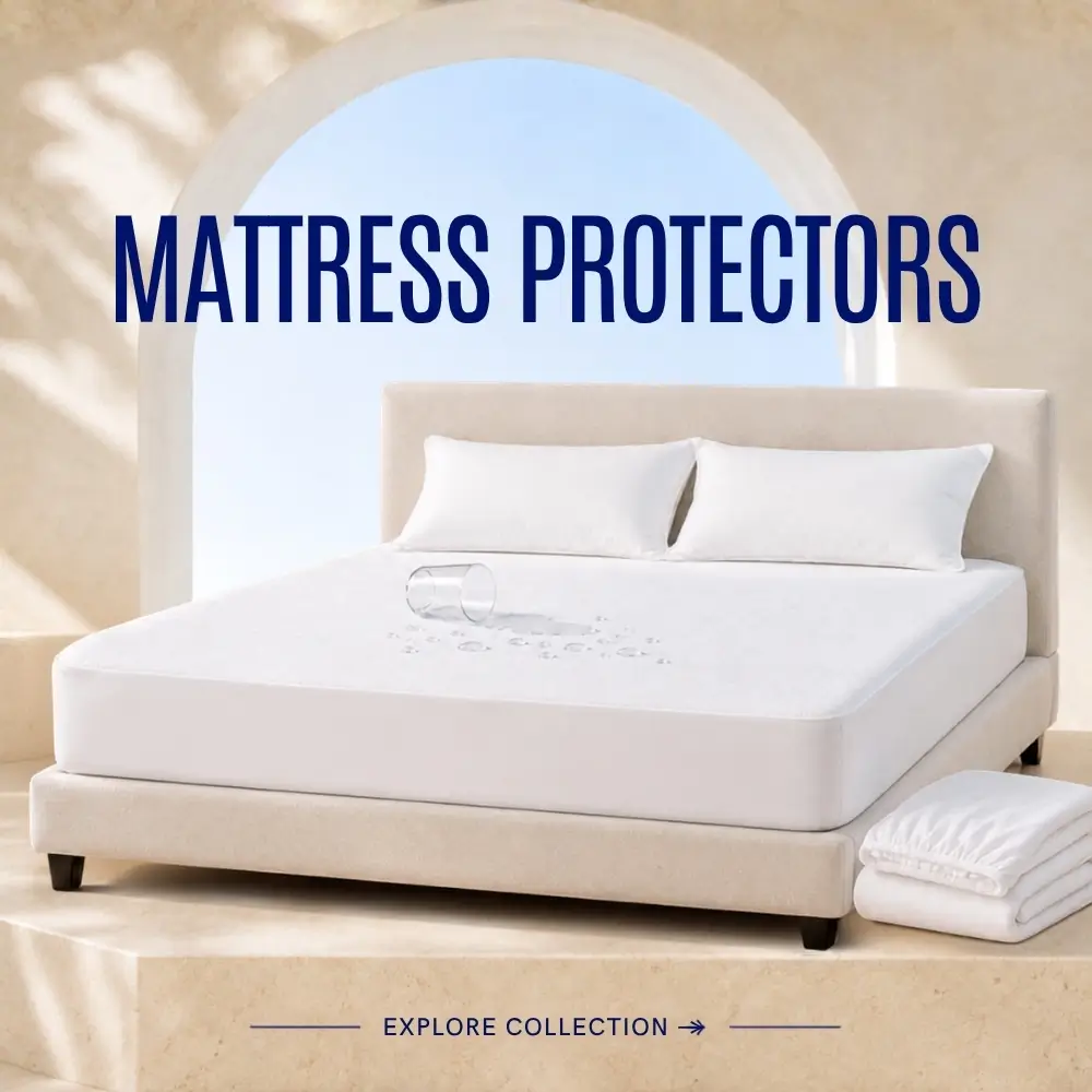 HypePillow waterproof mattress protector for spill and stain protection